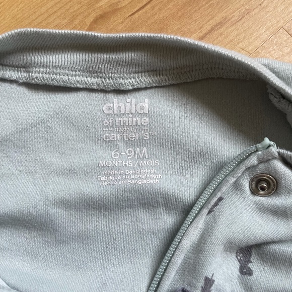 Carter’s baby zipper pajamas - Picture 1 of 4